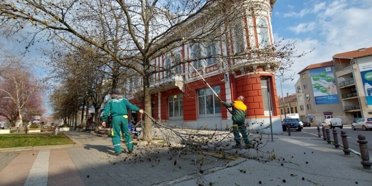 JKP Drugi oktobar: Sa prvim danima proleća počelo i prolećno uređenje Vršca