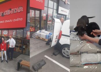 Donacija sa modne revije za vršački Azil za pse