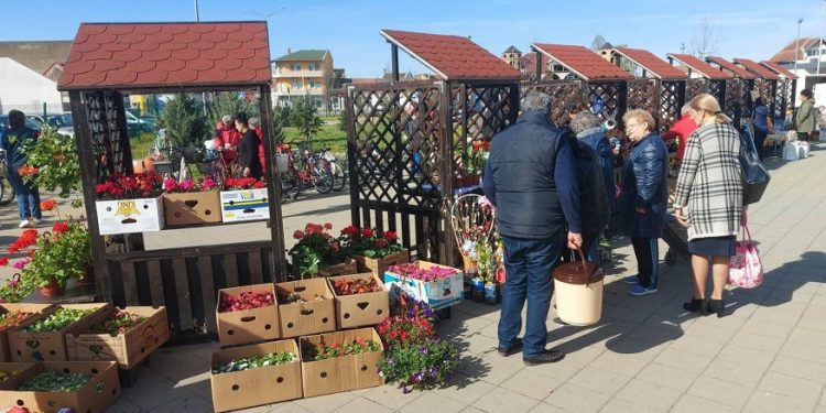 Sunčano vreme ukrasilo Uskršnji bazar na vršačkoj Agrico pijaci