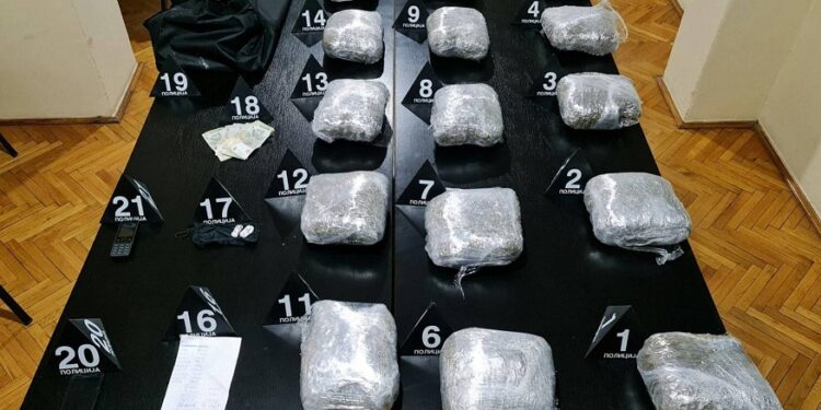 MUP: Policija u Vršcu zaplenila 16 kilograma marihuane