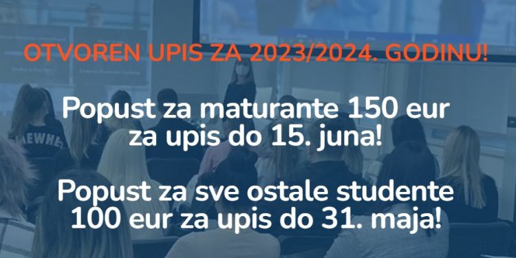 ICEPS nudi popuste za maturante i ostale studente i do 150 evra