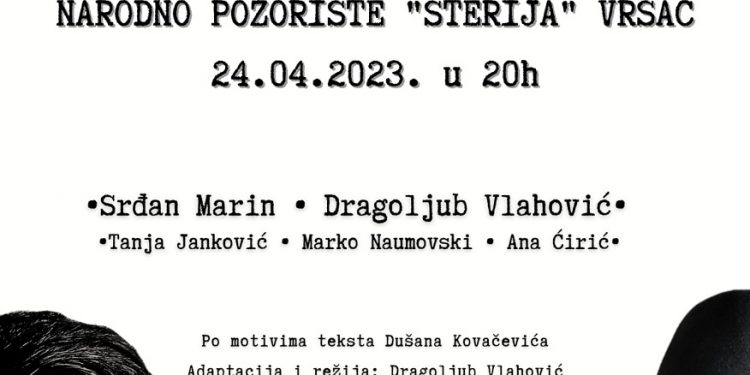 Predstava „Profesionalac“ u vršačkom pozorištu