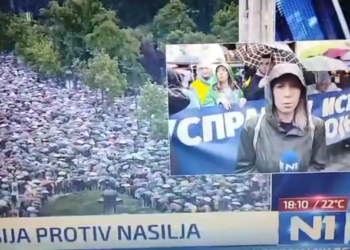 N1 progovorio istinu: Organizatori protesta članovi „prozapadnih opozicionih partija“ (VIDEO)