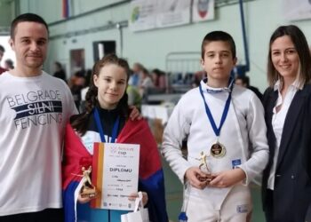 Vrščanin Petar Stojkov vodeći evropski mačevalac u konkurenciji do 14 godina