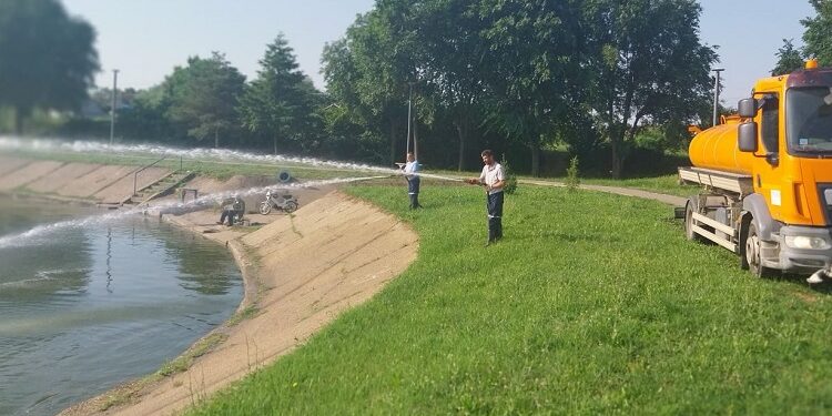 JKP Drugi oktobar danas sprovodi dezinfekciju vode u vršačkom jezeru