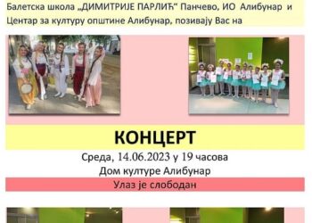 Koncert Baletske škole „Dimitrije Parlić“ izdvojenog odeljenja u Alibunaru