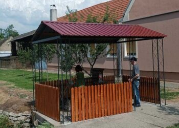 Mesna zajednica Alibunar i Var-Max Metal izgradili novi senik u Nemanjinoj