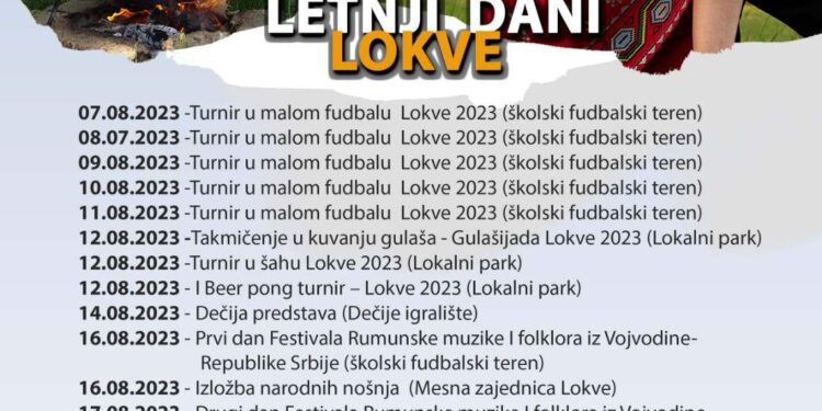 „Letnji dani Lokve – 2023“ od 7. do 20. avgusta
