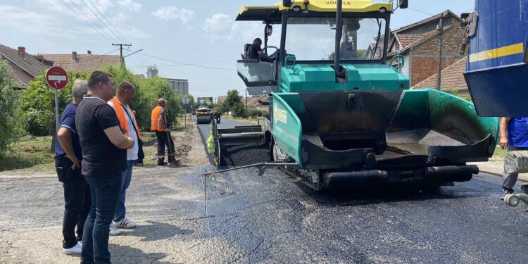 Sanacija ulice Vojvođanska u Plandištu u završnoj fazi