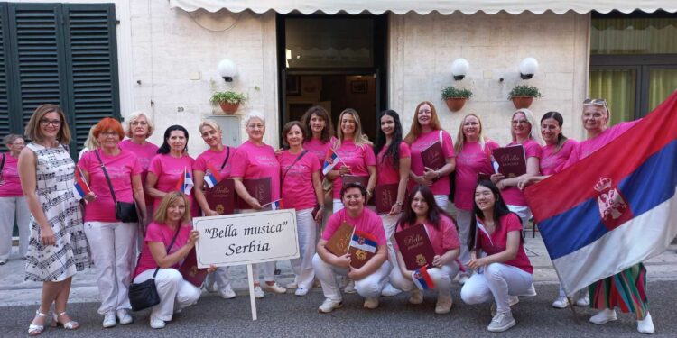 Belocrkvanski hor „Bella musica“ na festivalu u Italiji