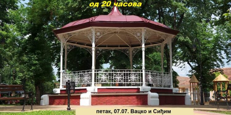 Za vikend muzika u Gradskom parku Bele Crkve