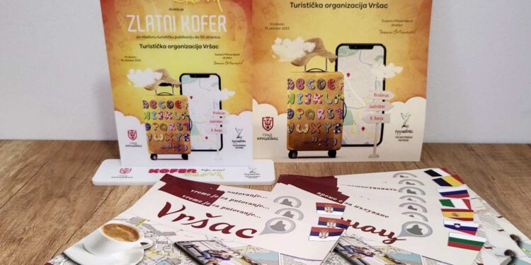 Publikacija o Vršcu na 10 evropskih jezika osvojila „Zlatni kofer snova“