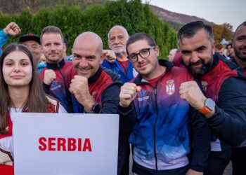 Vrščani sa reprezentacijom na Svetskom prvenstvu u Bugarskoj