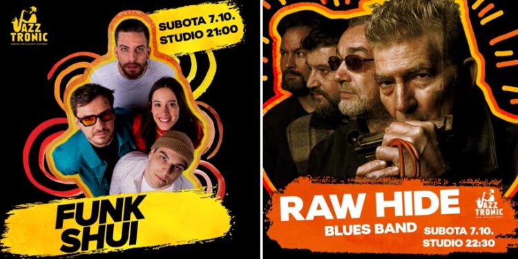 Večeras na Jazztronic festivalu: Raw Hide i Funk Shui