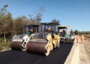 Radovi na putu Vračev Gaj – Banatska Palanka