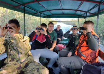 Lovački podmladak LU Brzava u poseti rezervatu prirode Carska bara