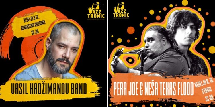 Večeras na Jazztronic festivalu: Vasil Hadžimanov bend i Pera Joe & Neša Texas Flood