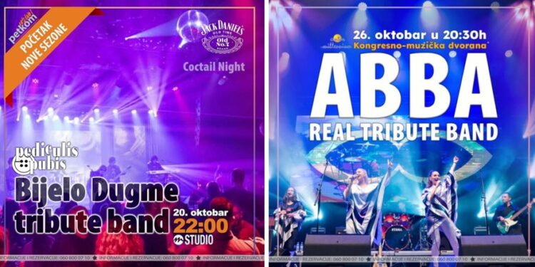 Centar Milennium otvara novu sezonu: Bjelo Dugme i ABBA tribute bendovi u oktobru!
