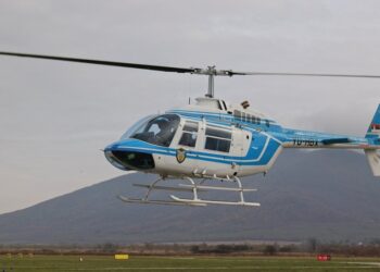 Saradnja MUP i Vazduhoplovne akademije: Na vršački aerodrom stigao helikopter „Bell 206“