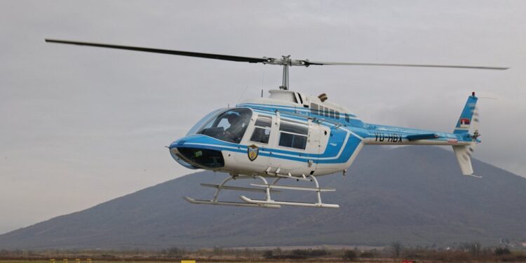 Saradnja MUP i Vazduhoplovne akademije: Na vršački aerodrom stigao helikopter „Bell 206“