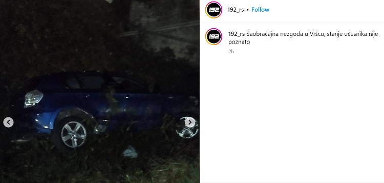 BMW probio ogradu mosta, sleteo u kanal, vozač skinuo tablice i pobegao