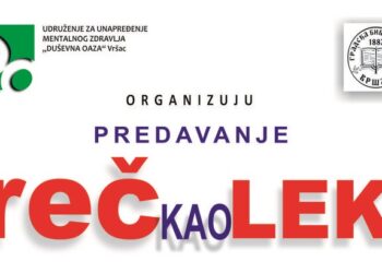 Predavanje „Reč kao lek“ u Gradskoj biblioteci Vršca