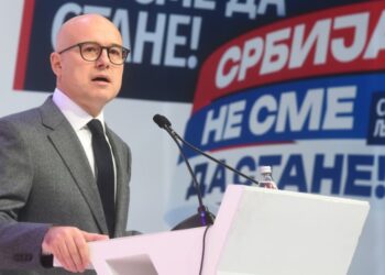 Predsednik SNS Miloš Vučević 7. decembra u Vršcu na druženju sa Naprednjacima