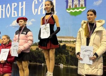 Treće mesto za Vrščanku Jovanu Sekulić na takmičenju u umetničkom klizanju „Novi Sad na ledu“