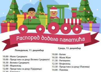 Novogodišnji karavan kreće po vršačkim selima, pogledajte raspored