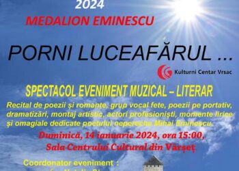 Dan nacionalne kulture Rumuna „Medaljon Eminesku 2024“ 14. januara