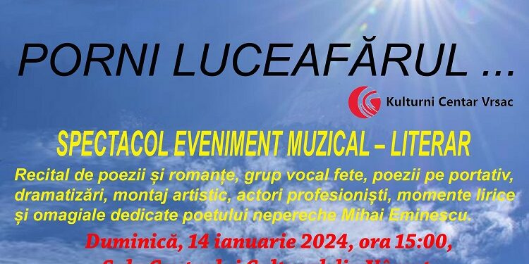 Dan nacionalne kulture Rumuna „Medaljon Eminesku 2024“ 14. januara