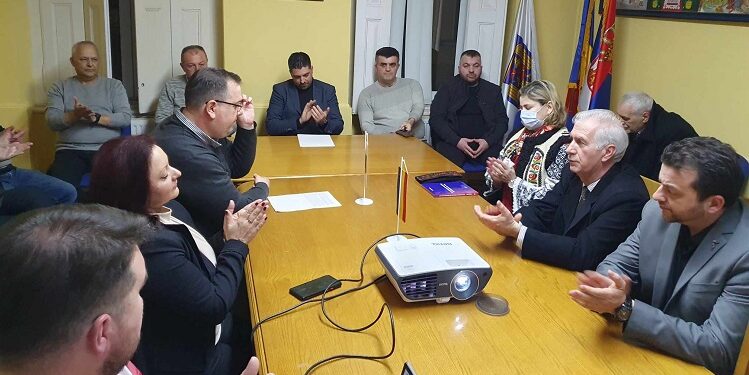 Predavanje o ujedinjenju Vlaške i Moldavije u Nacionalnom savetu Rumuna