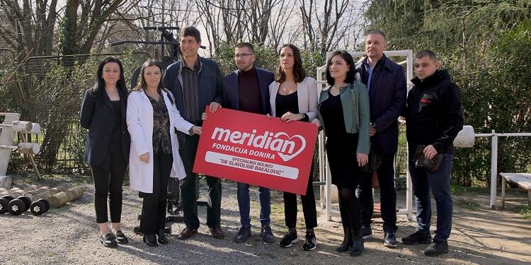 Fondacija Meridian SBPB u Vršcu donirala teretanu na otvorenom