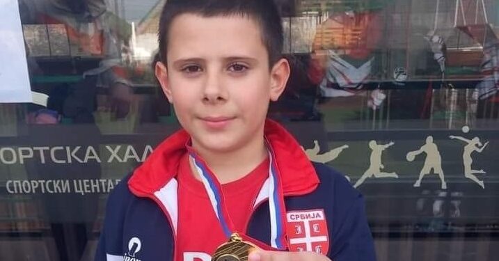 Branko Mladenovski iz Hajdučice osvajač zlatne medalje na školskoj olimpijadi