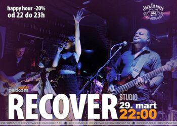 Još jedna premijera u Studiu Centra Millennum: Recover band 29. marta