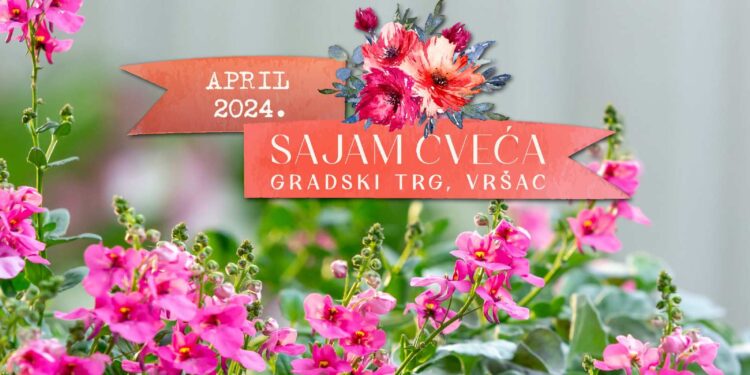 Najava lošeg vremena pomerila vršački Sajam cveća
