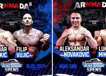 Trojica Vrščana na profi MMA spektaklu Armmada 8 u Novom Sadu