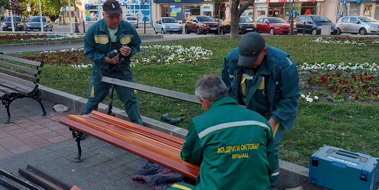 Grad Vršac i JKP Drugi Oktobar uređuju javne površine