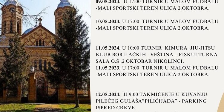 Seoska slava u Nikolincima: Kulturni i sportski sadržaji podržani gastronomskim takmičenjem
