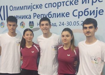 Vrščani Gimnazijalci odlični na 12. školskoj Olimpijadi u stonom tenisu
