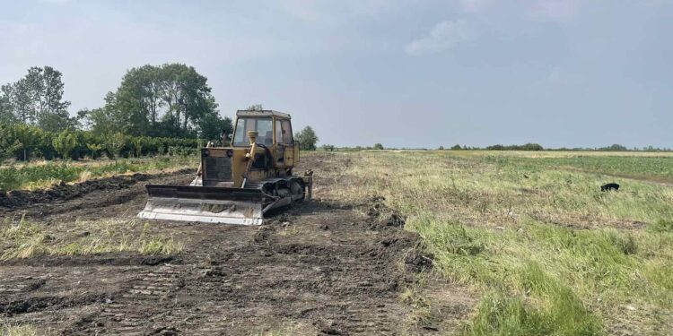 Uklanjanje divljih deponija i priprema zemljišta za pošumljavanje u Plandištu