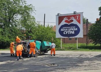 Sanacija saobraćajnica u Beloj Crkvi (VIDEO)
