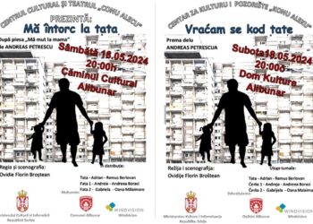 Predstava rumunskog amaterskog pozorišta „Konu Aleku“ sutra u Alibunaru