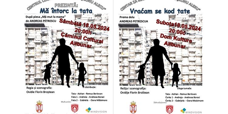 Predstava rumunskog amaterskog pozorišta „Konu Aleku“ sutra u Alibunaru