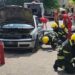 Pokazna vežba spasavanja u slučaju saobraćajne nezgode prikazana u Vršcu