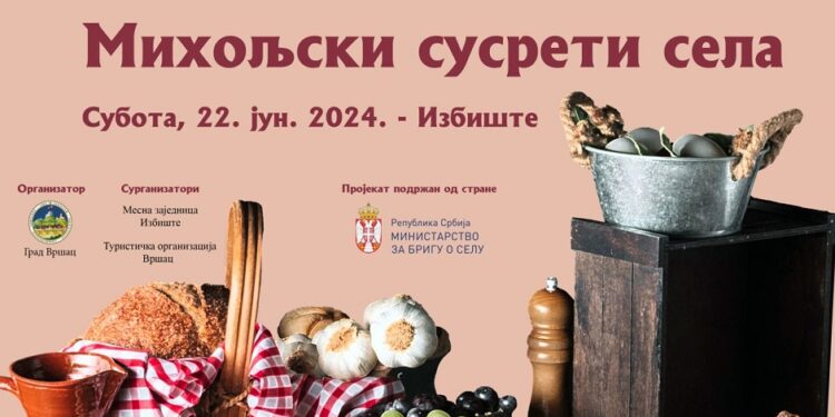 Miholjski susreti sela 22. juna u Izbištu: Pogledajte program!
