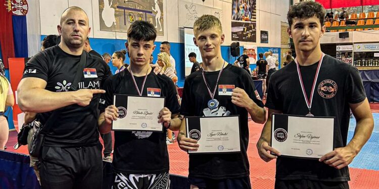 Đosić iz vršačkog Kik boks kluba „Fighter 013“ sa reprezentacijom na Svetskom prvenstvu