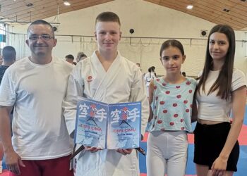 Veliko priznanje za KK Agrobanat, Pinter Aron nosilac majstorskog zvanja u karateu