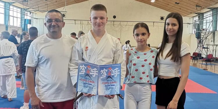 Veliko priznanje za KK Agrobanat, Pinter Aron nosilac majstorskog zvanja u karateu