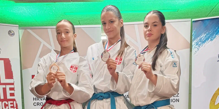 Bronzana medalja za kata tim Srbije, Tamara, Anđela i Gordana osvojile novu medalju